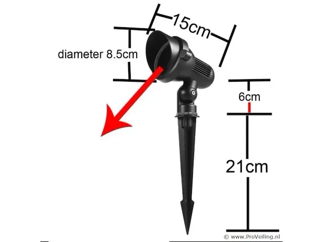 10 x spikespot rgb waterdicht - afbeelding 2 van  4