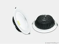 10 x spot cob 30w - led - inbouw - rond - 3000k (warm wit) - afbeelding 2 van  4