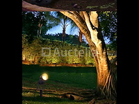 10 x spot met punt buiten – gu10 – ip54 waterdicht – aluminium – zwart - afbeelding 3 van  5