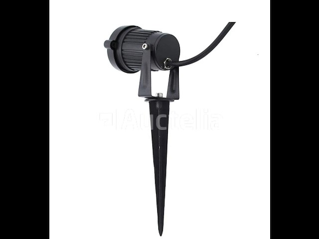 10 x spot met punt buiten – gu10 – ip54 waterdicht – aluminium – zwart - afbeelding 4 van  5