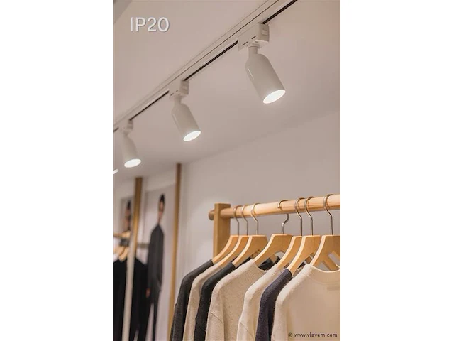 10 x spot op orientable gu10 – wit – eenfase – ø58x80x114 mm – ip20 - afbeelding 1 van  5