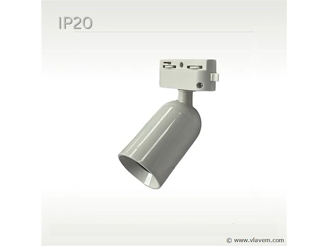 10 x spot op orientable gu10 – wit – eenfase – ø58x80x114 mm – ip20 - afbeelding 4 van  5