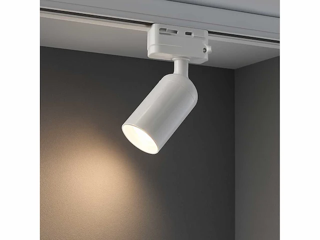10 x spot op orientable gu10 – wit – eenfase – ø58x80x114 mm – ip20 - afbeelding 2 van  5