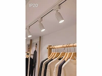 10 x spot op orientable gu10 – wit – eenfase – ø58x80x114 mm – ip20 - afbeelding 1 van  5