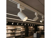 10 x spot op orientable gu10 – wit – eenfase – ø58x80x114 mm – ip20 - afbeelding 2 van  5