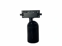 10 x spot op richtbare rail gu10 – zwart – eenfase – ø58x80x114 mm – ip20 - afbeelding 3 van  5