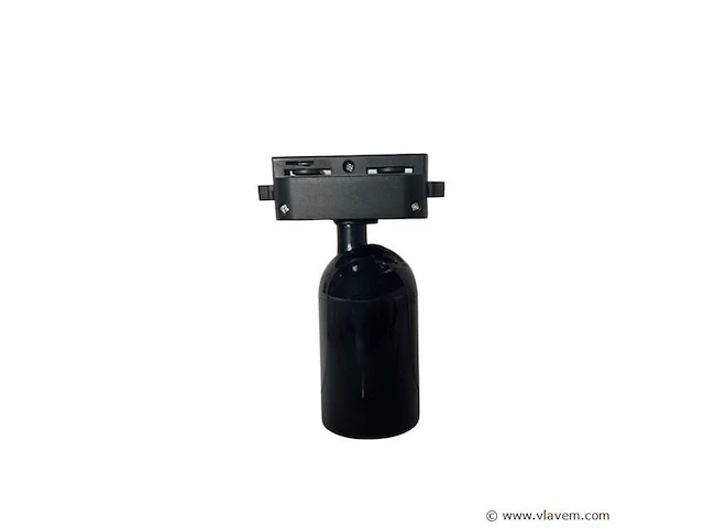 10 x spot op richtbare rail gu10 – zwart – eenfase – ø58x80x114 mm – ip20 - afbeelding 3 van  5