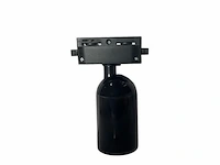 10 x spot op richtbare rail gu10 – zwart – eenfase – ø58x80x114 mm – ip20 - afbeelding 3 van  5