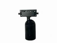 10 x spot op richtbare rail gu10 – zwart – eenfase – ø58x80x114 mm – ip20 - afbeelding 4 van  6
