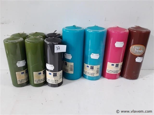 10 x stompkaars mix kleur lengte 16-19 cm - afbeelding 1 van  2
