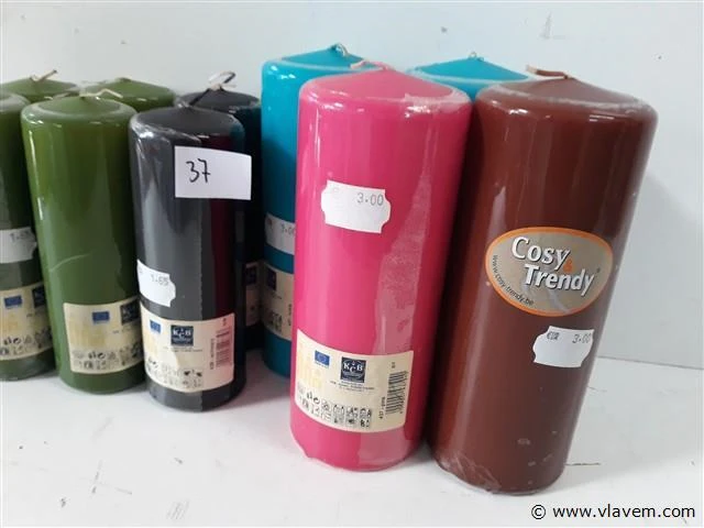 10 x stompkaars mix kleur lengte 16-19 cm - afbeelding 2 van  2
