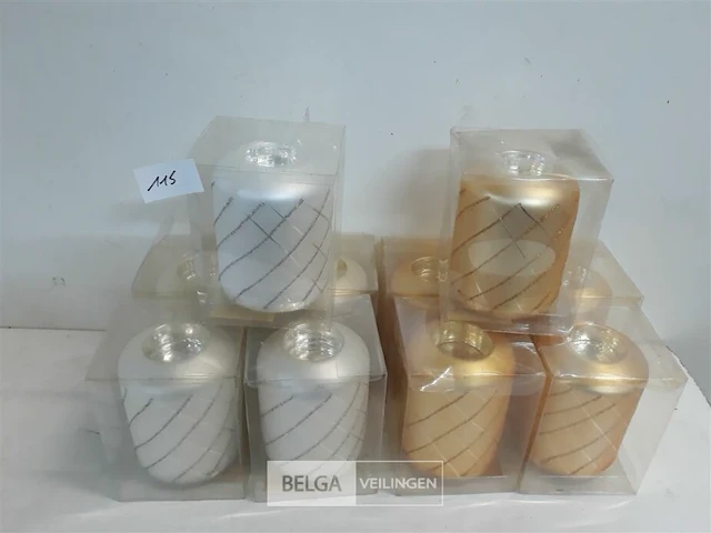 10 x t-lichthouder glas 10 cm - afbeelding 2 van  3