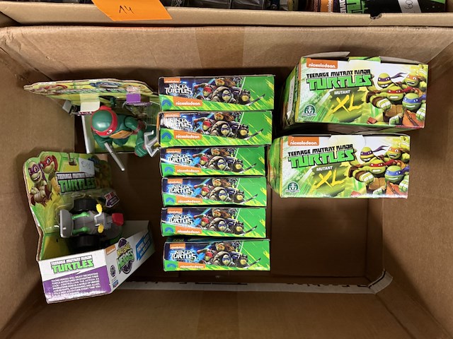 10 x teenage turtles mutant figuren - afbeelding 2 van  2