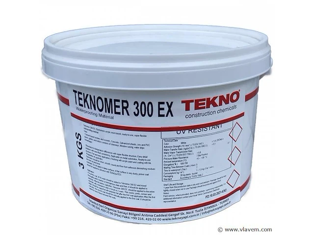 10 x teknomer 300 ex 3 kg elastomeer waterdichting - afbeelding 4 van  5