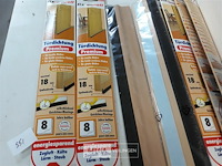 10 x tochtborstel zelfklevend hout kleur - afbeelding 3 van  3