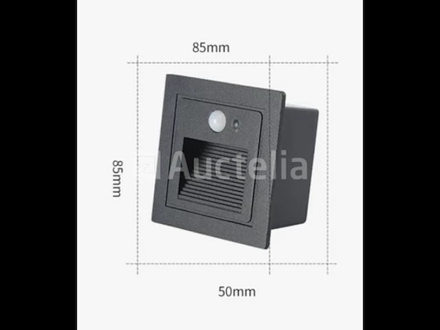 10 x trapverlichting 3w met sensor - ip65 - 3000k warm wit (ly03) - afbeelding 4 van  4