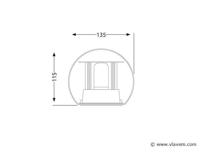 10 x tube motion wand armaturen zwart - afbeelding 6 van  8