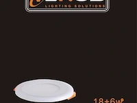 10 x tweekleurig led-paneel – blauw/wit – 24w (18w + 6w) – aan/uit – binnen – smd – 245 mm - afbeelding 4 van  5