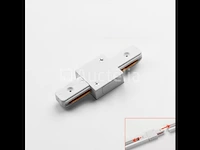 10 x verbinding voor 1 fase 2 draden railsystem wit - afbeelding 1 van  1