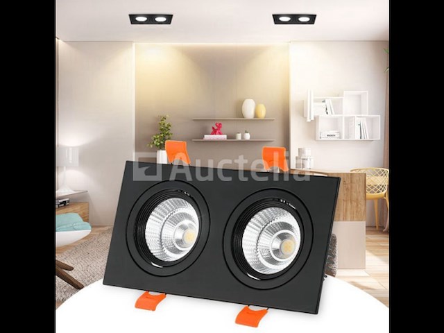 10 x verstelbare inbouwspot (ep-2) – gu10 – zwart – verstelbare binnenring - afbeelding 2 van  5