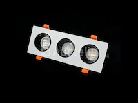 10 x verstelbare inbouwspot (ep-3) – gu10 – wit/zwart – verstelbare binnenring - afbeelding 5 van  5