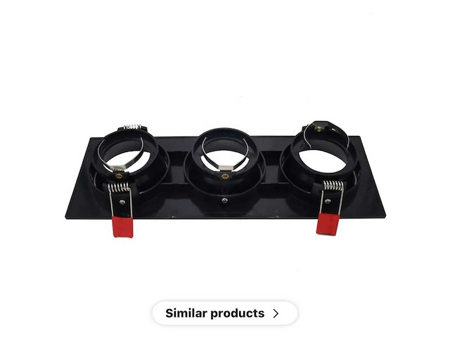 10 x verstelbare inbouwspot (ep-3) – gu10 – zwart – verstelbare binnenring - afbeelding 3 van  4