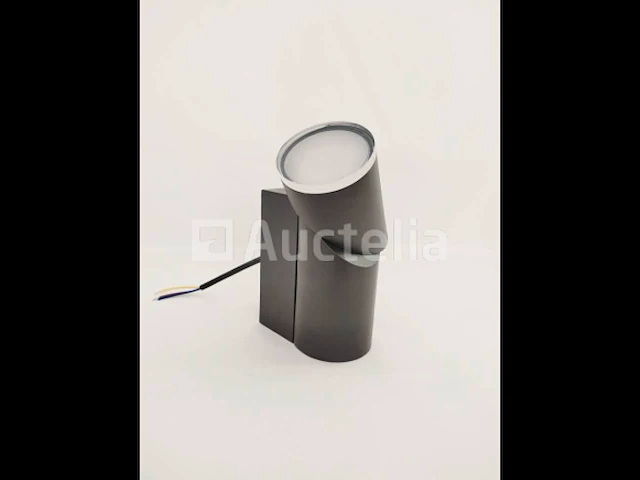 10 x verstelbare led wandlamp – sw-145 – 5w – 3500k warm wit – zwart – ip54 – aluminium - afbeelding 2 van  5