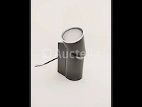 10 x verstelbare led wandlamp – sw-145 – 5w – 3500k warm wit – zwart – ip54 – aluminium - afbeelding 2 van  5