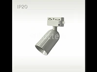 10 x verstelbare railspot met gu10 fitting (wit) - afbeelding 4 van  5