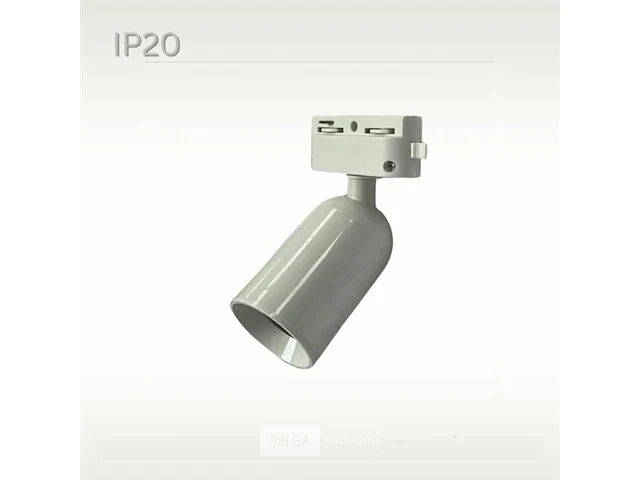 10 x verstelbare railspot met gu10 fitting (wit) - afbeelding 5 van  6