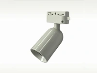 10 x verstelbare railspot met gu10 fitting (wit) - afbeelding 5 van  6