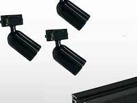 10 x verstelbare railspot met gu10 fitting (zwart) - afbeelding 4 van  6