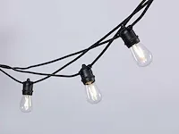 10 x vintage lichtsnoer 10 meter 20 led-lampen - warm wit