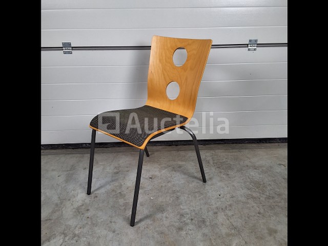 10 x vintage stoel drisag occhio van roel vandebeek voor drisag zonder armleuning - afbeelding 4 van  7