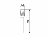 10 x wakiki 50 buiten lamp zwart - afbeelding 2 van  9