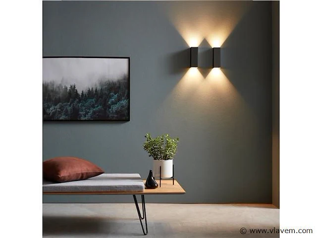 10 x wallight eco 2.0 buiten armatuur zwart - afbeelding 3 van  9