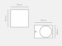10 x wallight rvs 1.0 buitenarmatuur - afbeelding 3 van  8