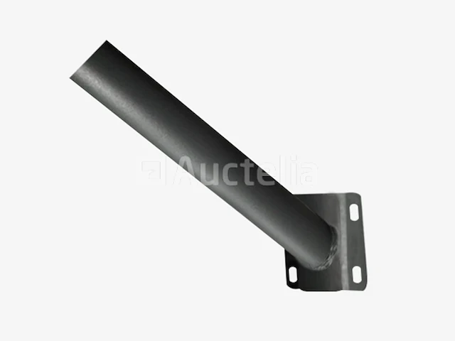 10 x wandbeugel 50 cm voor straatverlichting - grijs - diam ø40mm - afbeelding 2 van  2