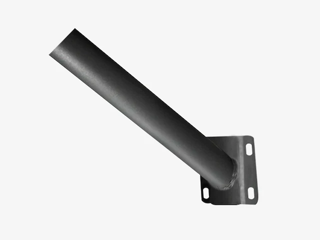10 x wandbeugel 50 cm voor straatverlichting - grijs - diam ø40mm - afbeelding 2 van  2