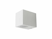 10 x wandlamp modern rechthoekig gu10 fitting zand wit waterdicht - afbeelding 2 van  4