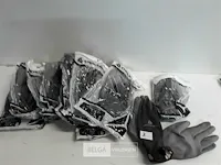 10 x werkhandschoenen montagehandschoenen pu coating maat 8 - afbeelding 2 van  3