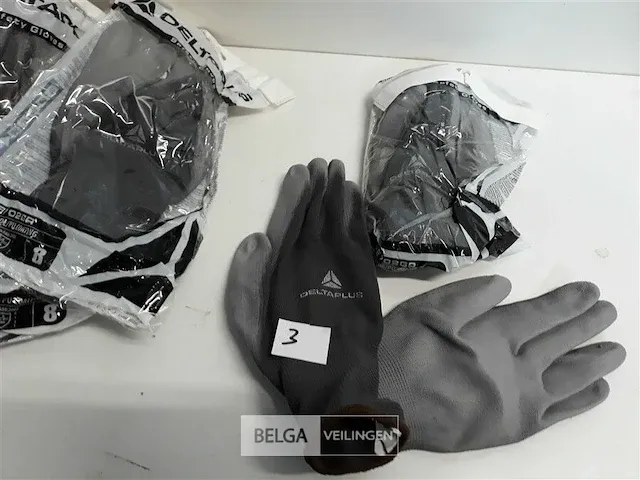 10 x werkhandschoenen montagehandschoenen pu coating maat 8 - afbeelding 3 van  3