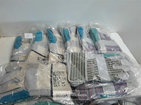 10 x werkhandschoenen uit leder maat 10 xl - afbeelding 2 van  3