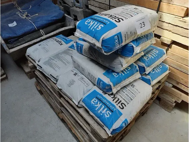 10 zakken mortel silkafix - afbeelding 1 van  2