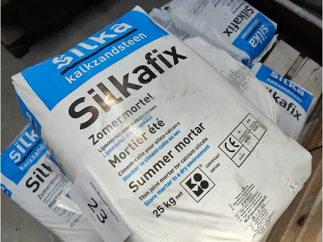 10 zakken mortel silkafix - afbeelding 2 van  2