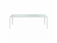 10-zits set in beige staal en gehard glas - afbeelding 4 van  8