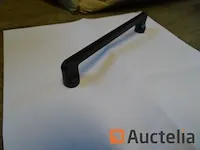 10 zwart gelakte design handgrepen voor meubilair lontan - afbeelding 2 van  3