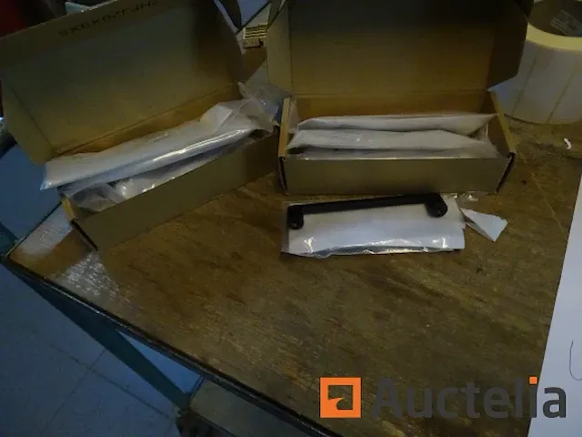 10 zwart gelakte design handgrepen voor meubilair lontan - afbeelding 3 van  3