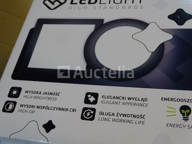 10 zwarte led design vierkante plafondlampen - afbeelding 2 van  4