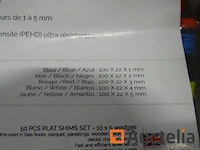 100 debarge calp-50 platte wiggen (2 zakjes van 50 stuks) - afbeelding 3 van  6